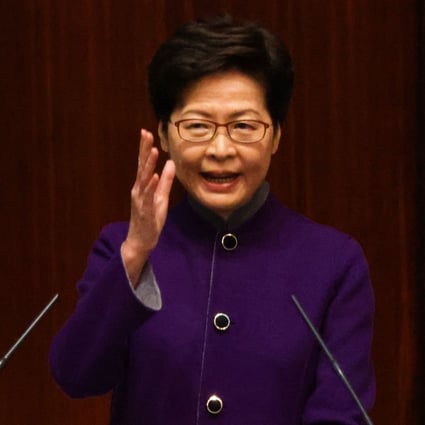 Carrie Lam Cheng Yuet-ngor at The Chief Executive’s Question and Answer Session at the Legco chamber on Wednesday. Photo: Nora Tam