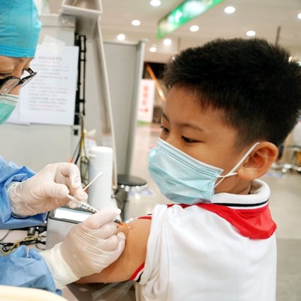 China has extended its vaccination drive to children as young as three. Photo: Xinhua