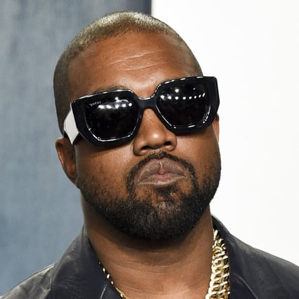 Kanye West appears at the Vanity Fair Oscar Party in Beverly Hills in February 2020. Photo: AP