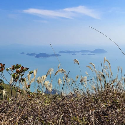 A view from Ling Wui Shan in southern Lantau, where a hiker collapsed and died on Saturday. Photo: Facebook