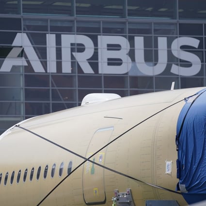 Airbus’ planned aircraft service centre in Chengdu is expected to create a 21.7-billion-yuan industry for servicing commercial planes by 2030. Photo: DPA