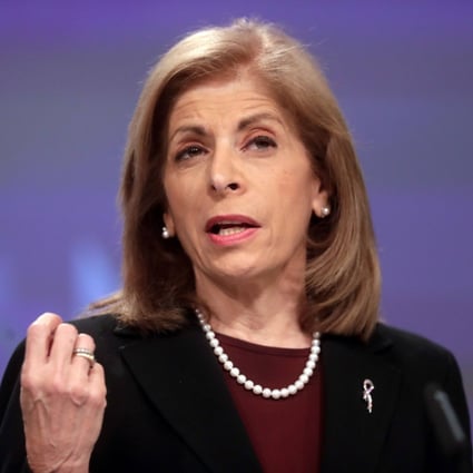 “Let’s be clear, we are witnessing a deterioration of the situation in Hong Kong,” Stella Kyriakides, the EU’s health commissioner, said during a European Parliament debate on Wednesday over a resolution urging the European Commission to take action. Photo: EPA/AFP