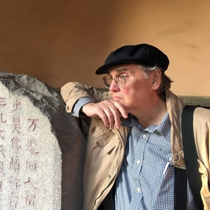 M.A. Aldrich at the Zhougong Temple in Qufu, Shandong province. Photo: Courtesy of M.A. Aldrich