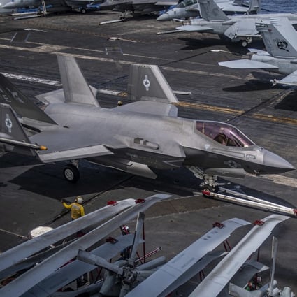 US F-35 pilot ejects, 7 hurt in South China Sea 'landing ...