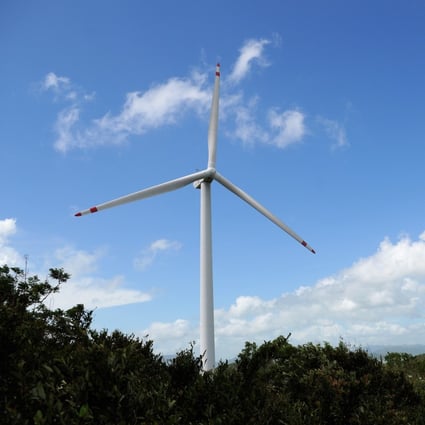 A wind turbine on Lamma Island, Hong Kong. Government initiatives can make it easier for businesses to reduce their dependence on carbon-intensive goods and services. Photo: Shutterstock 
