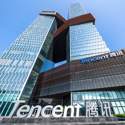 Tencent Holdings headquarters pictured on October 23, 2019 in Shenzhen’s Nanshan business district. Photo: Shutterstock