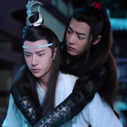 Actors Sean Xiao Zhan (right) and Wang Yibo (left) in boys’ love drama ‘The Untamed’. Photo: Handout