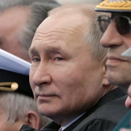 Russian President Vladimir Putin attends a military parade in Red Square in Moscow on May 9. Photo: Reuters