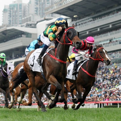 Furore wins the 2019 Hong Kong Derby. Photo: Kenneth Chan
