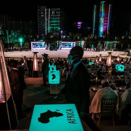 Heads of state and other dignitaries at  a gala dinner for an African Union summit in Addis Ababa, Ethiopia. Photo:  AFP 