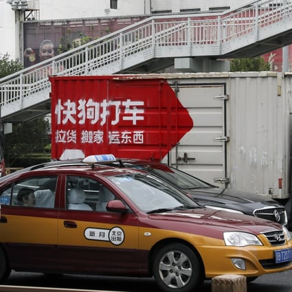 The logistics start-up GoGoX operates as Kuaigou Dache, which is painted on a delivery truck above, in mainland China. Photo: Simon Song