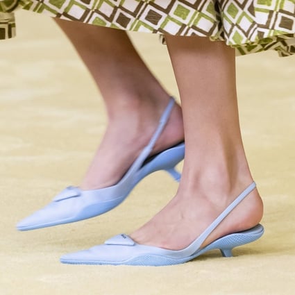 Subtle and Chic: Lavender Prada Shoes