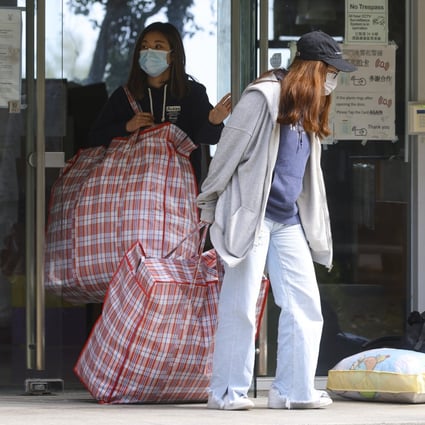 Students at Chinese University have been asked to move out of their dormitories as part of campus health measures against the coronavirus. Photo: Dickson Lee