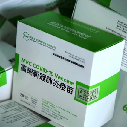 Taiwan’s domestically developed Medigen Vaccine Biologics Corp’s Covid-19 vaccine has been approved for emergency use in Paraguay, an ally of the island. Photo: Reuters