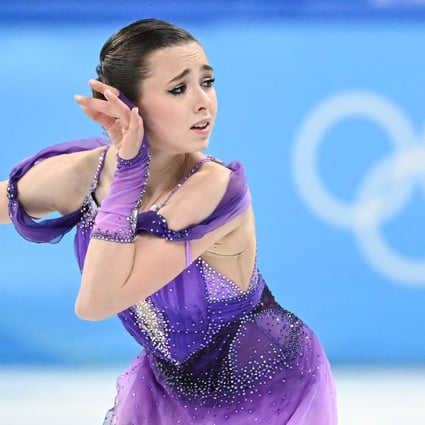 Teenager Kamila Valieva performs her routine during the women’s figure skating short programme on Tuesday. Photo: Xinhua