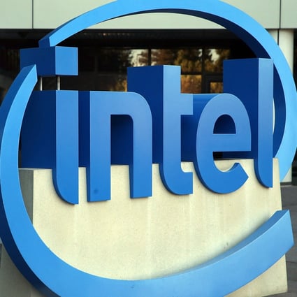The Intel logo displayed outside of the company’s headquarters in Santa Clara, California, on January 16, 2014. Photo: AFP