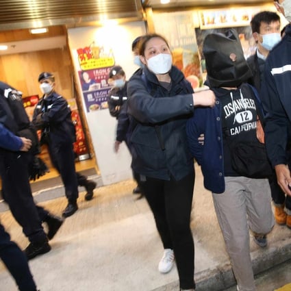 One of the co-owners of a Taiwanese drinks shop in Mong Kok who was arrested on Thursday. Photo: Handout