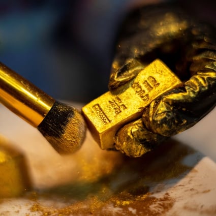 The yellow metal climbed to an eight-month high of US$1,940 per ounce on Thursday. Photo: Reuters