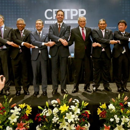 Beijing has said that it is in advanced talks to join the 11-member Comprehensive and Progressive Agreement for Trans-Pacific Partnership (CPTPP) having officially submitted its application in September. Photo: AFP