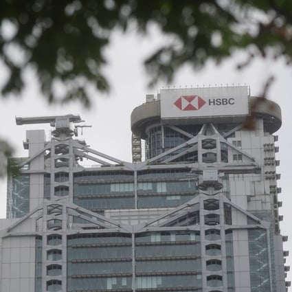 The HSBC headquarters in Hong Kong. The bank took a US$500 million charge for potential soured loans in its Chinese commercial real estate portfolio for the fourth quarter of 2021. Photo: Sam Tsang