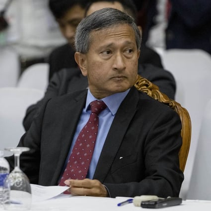 Foreign Minister Vivian Balakrishnan says Singapore’s tough stance was borne out of its diplomatic principles as a small state. Photo: AP