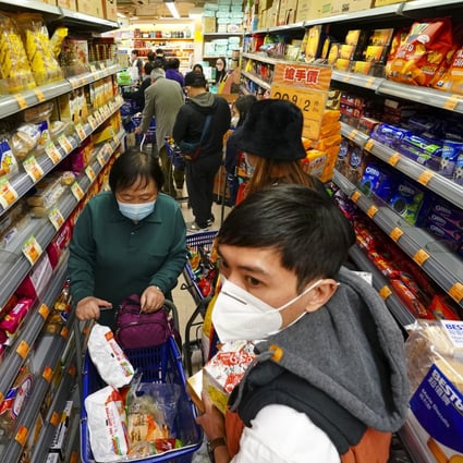 Residents have been panic buying, fearing an imminent lockdown. Photo: Felix Wong