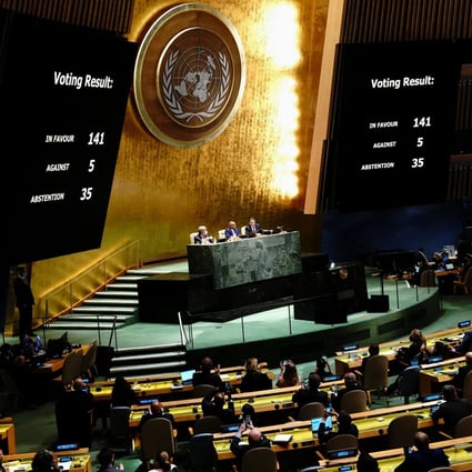 UN votes to condemn Russian invasion of Ukraine, but China ...