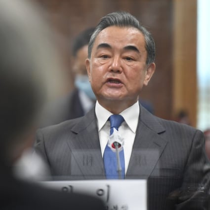 Chinese Foreign Minister Wang Yi said Beijing’s stance on Ukraine is “based on the merits of the matter concerned”. Getty Images/TNS