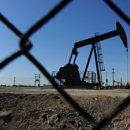 Oil pumps in operation at an oilfield near central Los Angeles in February 2011. Photo: AFP