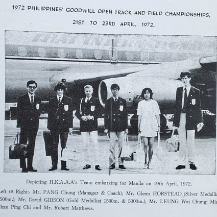 The 1972 Goodwill Open Track and Field Championships, where David Gibson (third from left) set the Hong Kong 1,500m record, which was stood for 50 years. Photo: HKAAA Archives