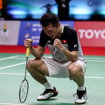 Angus Ng will take to the courts in the German Open as badminton world tour resumes in Europe. Photo: AFP/Badminton Association of Thailand