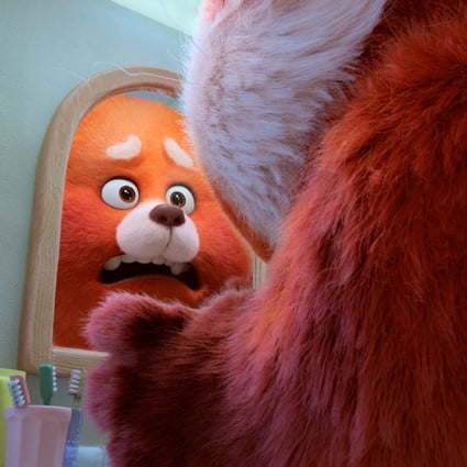 Mei Lee (voiced by Rosalie Chiang) in a still from Turning Red. Photo: Disney/Pixar.