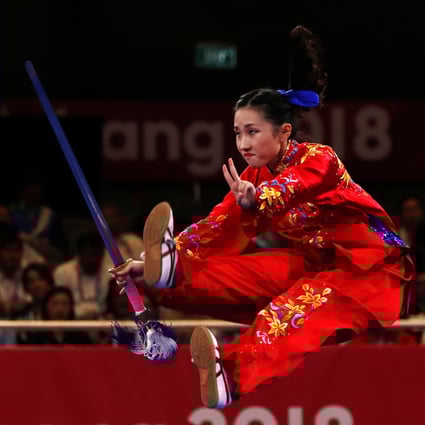 Juanita Mok competes during the 2018 Asian Games in Jakarta. Photo: Reuters