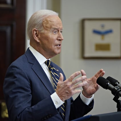 US President Joe Biden, speaking at the White House on Friday, calls for an end to normal trade relations with Russia. Photo: EPA-EFE