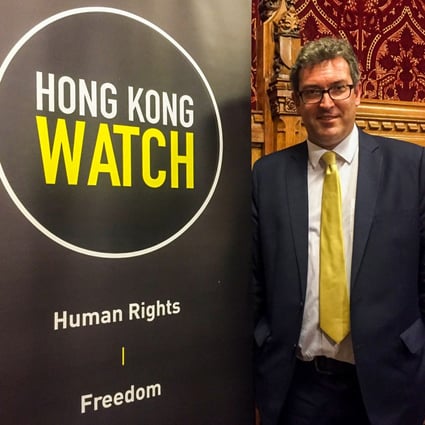 Benedict Rogers, co-founder and chief executive of Hong Kong Watch. Photo: Hong Kong Watch