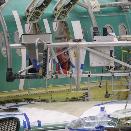 The Zhoushan plant, used for installing interiors before delivery, opened in December 2018, a few months before a second fatal 737 MAX crash led China to ground the model. Photo: Getty Images