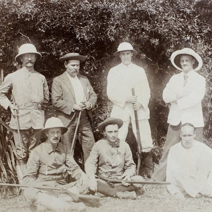 A shooting party near Hoihow (present-day Haikou, Hainan), China, in 1898. Photo: University of Bristol Library / © 2007 SOAS
