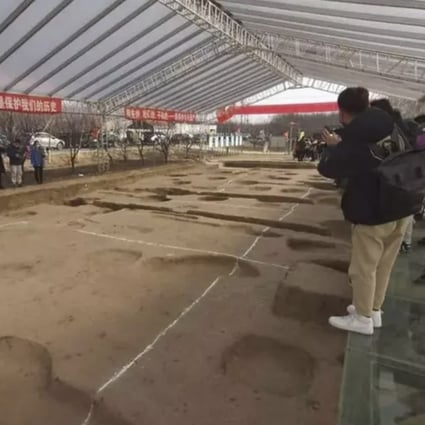 Chinese archaeologists say they have found the legendary Jixia Academy from the Warring States period.  Photo: Sina