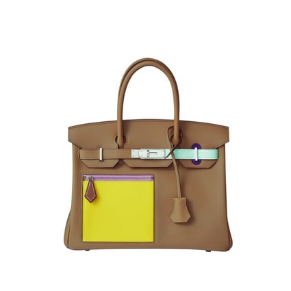 Hermès launches a bumper collection of 144 accessories for spring/summer 2022, including the new Birkin Colormatic in swift calfskin. Photos: Hermès 