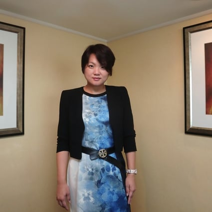 Jessica Tan Sin-yin, Ping An’s co-CEO. Only about 5.5 per cent of the firm’s insurance investment portfolio has real estate exposure, she says. Photo: Jonathan Wong