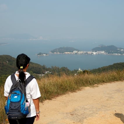 A general view of Peng Chau island from Lantau, where authorities plan to develop artificial islands for the Lantau Tomorrow Vision project. Photo: Reuters