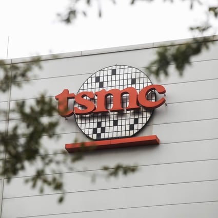Signage for TSMC seen at the company’s headquarters in Hsinchu, Taiwan, Jan. 11, 2022. Photo: Bloomberg