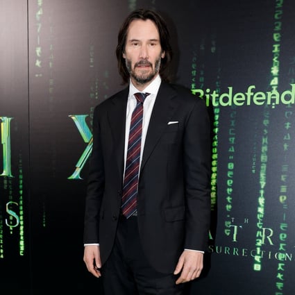 Actor Keanu Reeves poses on the red carpet for the premiere of The Matrix Resurrections in San Francisco on December 18, 2021. Photo: Reuters