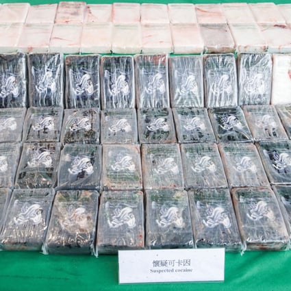 Hong Kong customs has confiscated HK$110 million worth of cocaine concealed in an electric transformer that arrived from Costa Rica. Photo:  Edmond So 
