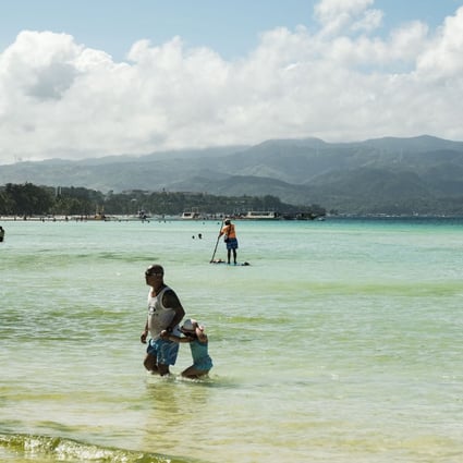 A beach in the Philippines. The nation has been working with Indonesia and Malaysia for five years, running joint anti-piracy patrols in their waters. Photo: Bloomberg