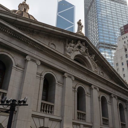 Hong Kong’s Court of Final Appeal in Central, seen on February 1, 2021. Photo: Bloomberg