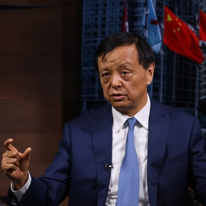 Charles Li Xiaojia, former CEO of Hong Kong Exchanges and Clearing, during an  interview at the Post in August 2021. Photo: Nora Tam
