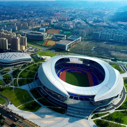 The Wenzhou Olympic Sports Centre Stadium, a venue for the 19th Asian Games Hangzhou 2022. Photo: Xinhua