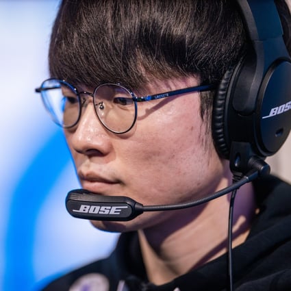 T1’s Lee “Faker” Sang-hyeok competes at the League of Legends World Championship Groups Stage in Reykjavik last year. Photo: Riot Games