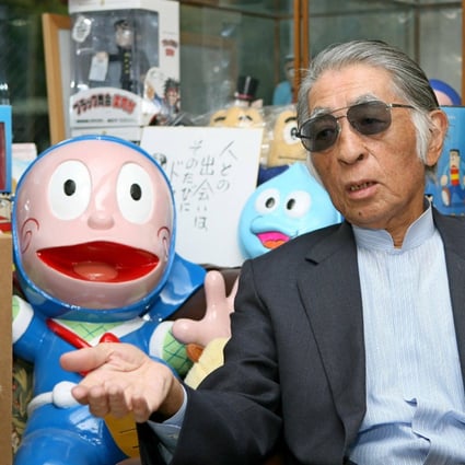 Japanese manga artist Fujiko Fujio A, a co-creator of the Doraemon cartoon, in a photo dated October 29, 2008. Photo: JIJI PRESS/AFP/Japan OUT  